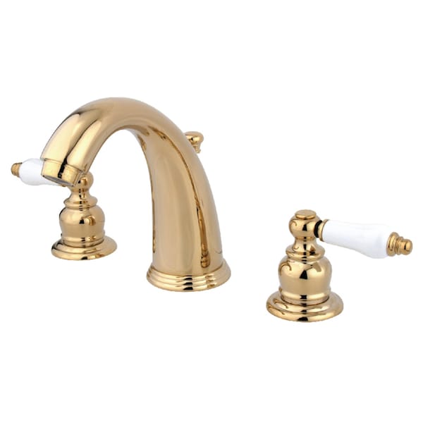 KB982PL Victorian 2-Handle 8" Widespread Bathroom Faucet, Brass
